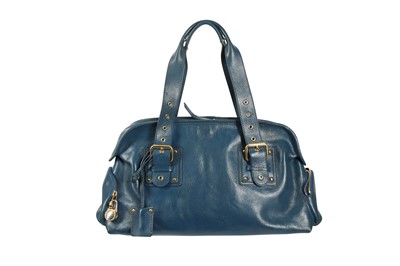 Lot 654 - Marc Jacobs Marine Blue Shoulder Bag
