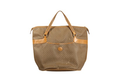 Lot 662 - Gucci Vintage Beige Logo Travel Bag