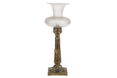 Lot 88 - A REGENCY/ WILLIAM IV GILT BRASS CANDLE LIGHT BY WILLIAM PALMER AND CO.