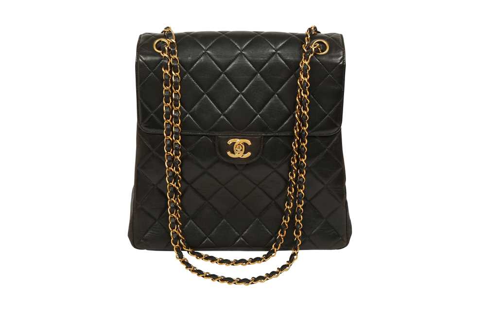 Lot 331 - Chanel Black Double-Sided Flap Bag