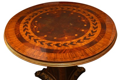 Lot 80 - AN EMPIRE STYLE CENTRE TABLE, MID 20TH CENTURY