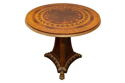 Lot 80 - AN EMPIRE STYLE CENTRE TABLE, MID 20TH CENTURY