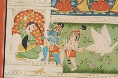 Lot 8 - SCENES FROM THE BHAGAVATA PURANA: THE LIFE OF KRISHNA