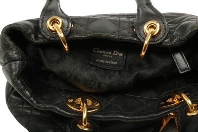 Lot 342 - Christian Dior Black Lady Dior Soft Tote