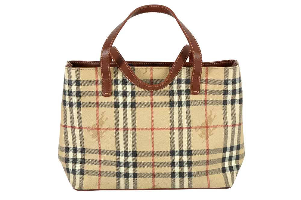 Lot 405 - BURBERRY BEIGE NOVA TOTE