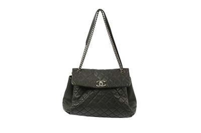 Lot 469 - Chanel Black Accordion Shoulder Bag