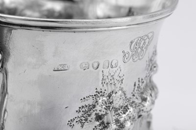 Lot 479 - A Victorian sterling silver christening mug, London 1844 by John Edward Terry