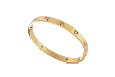 Lot 93 - Cartier | A diamond 'Love' bracelet