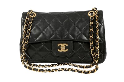 Lot 334 - Chanel Black Medium Classic Double Flap Bag