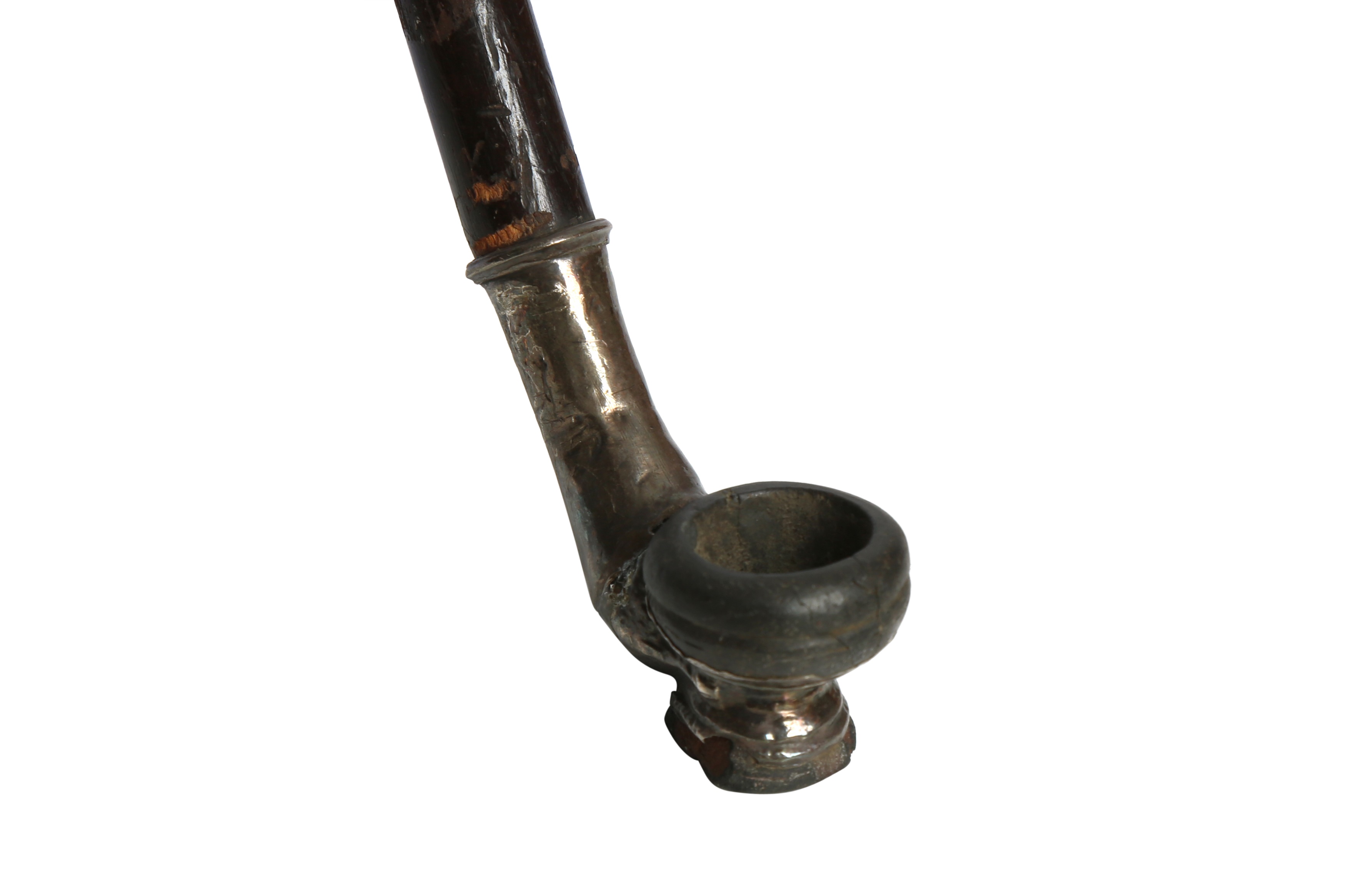 Lot 319 - A LONG OTTOMAN SMOKING PIPE (CHIBOUK)