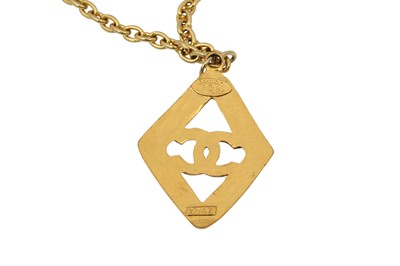 Lot 315 - Chanel Open Diamond CC Logo Necklace