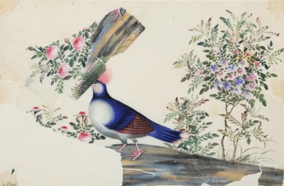 Lot 422 - TWELVE CHINESE PITH PAPER PAINTINGS.