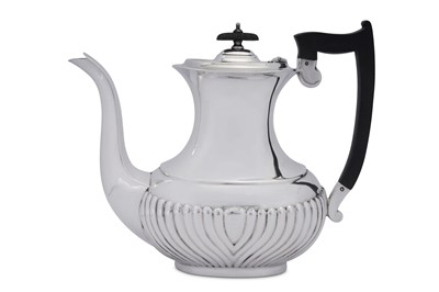 Lot 421 - A George V sterling silver five – piece tea and coffee service, Sheffield 1926 by Emile Viner