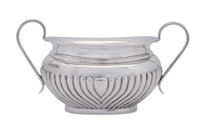 Lot 421 - A George V sterling silver five – piece tea and coffee service, Sheffield 1926 by Emile Viner