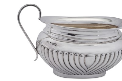 Lot 421 - A George V sterling silver five – piece tea and coffee service, Sheffield 1926 by Emile Viner