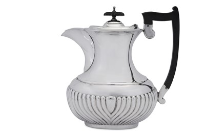 Lot 421 - A George V sterling silver five – piece tea and coffee service, Sheffield 1926 by Emile Viner