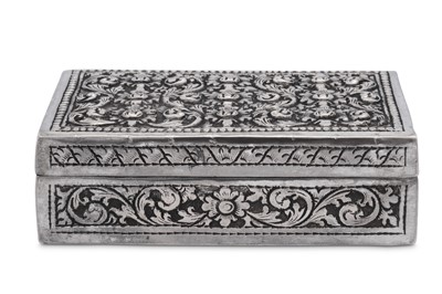 Lot 219 - An early to mid-20th century Cambodian silver snuff box, circa 1930-50