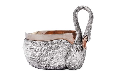 Lot 402 - A mid-20th century Mexican sterling silver novelty cream or sauce jug, Mexico City circa 1960 by Tane Orfebres (est. 1952)