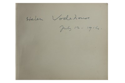 Lot 1016 - Autograph Album.- Incl. Helen Wodehouse