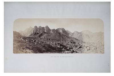 Lot 815 - THE ORDNANCE SURVEY OF THE PENINSULA OF SINAI BY JAMES MCDONALD (1822 - 1885)