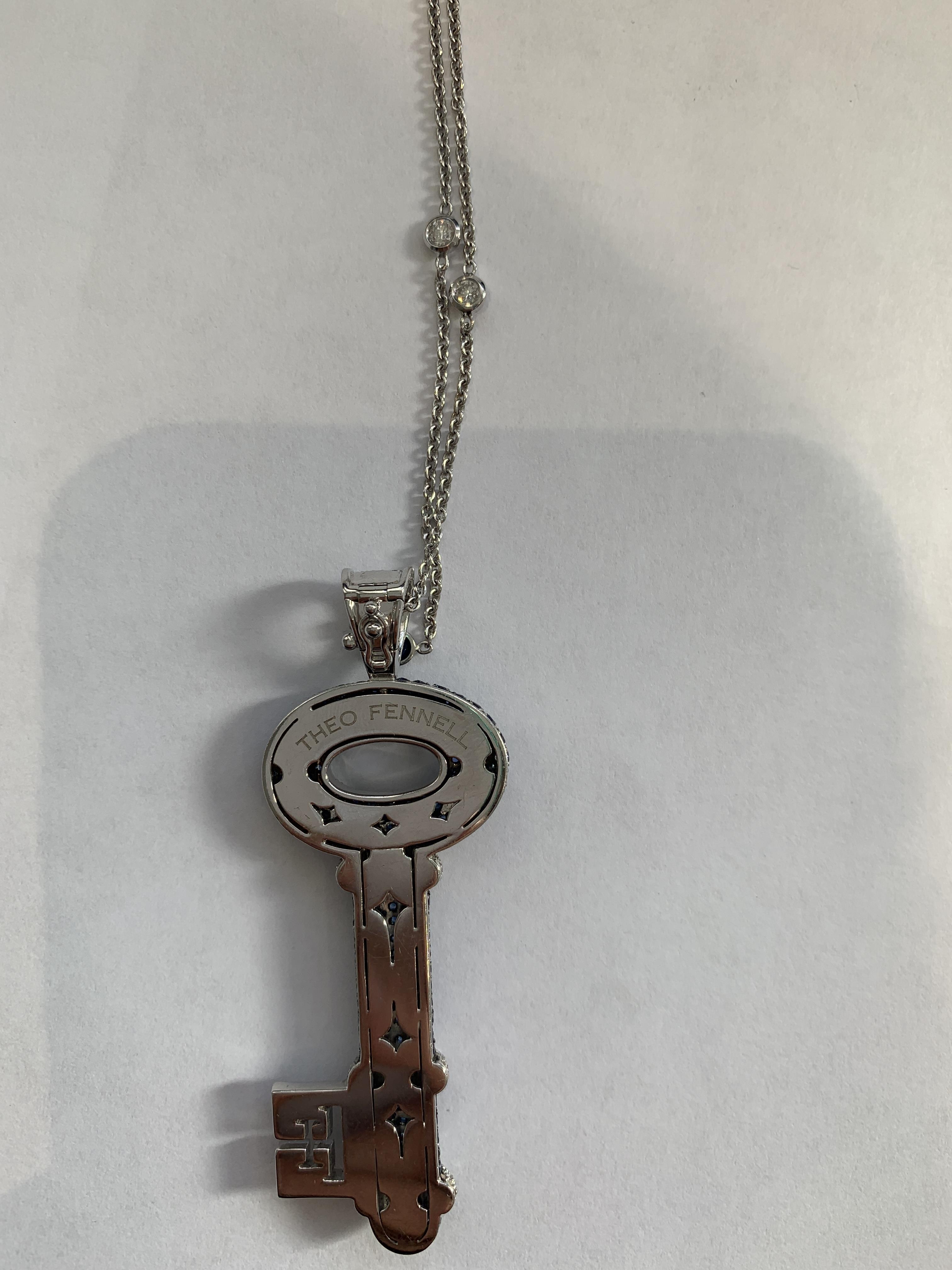 Theo fennell key on sale pendant