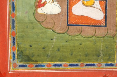 Lot 38 - A SHAIVITE SADHU VISITED BY A VEENA PLAYER