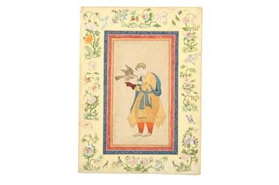 Lot 47 - FOUR INDO-PERSIAN AND MUGHAL-REVIVAL PAINTINGS