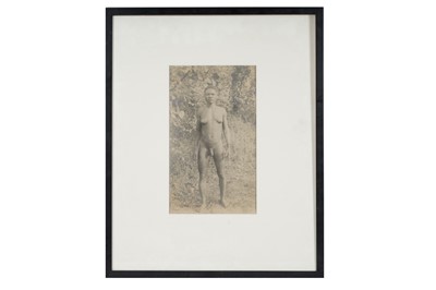 Lot 1664 - Anthropology.- Anon., Photograph of an African ‘hermaphrodite’, c.1940s.