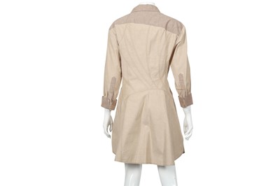 Lot 226 - Louis Vuitton Beige Safari Dress - Size 42