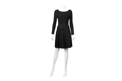 Lot 483 - Saint Laurent Black Stud Embellished Dress