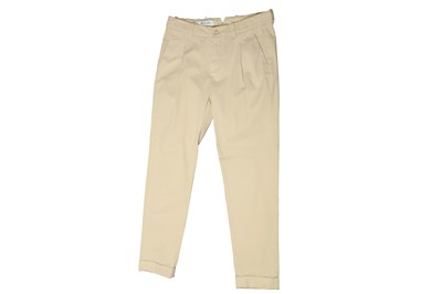 Lot 667 - Two Pairs Beige Loro Piana Trousers and Black Christian Dior Top
