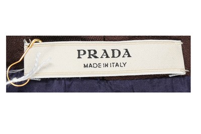 Lot 122 - Prada Navy Embellished Short Jacket - Size 44