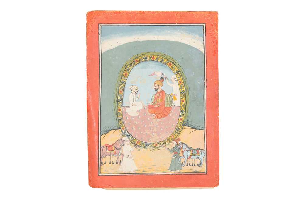 Lot 92 - NINE DECORATIVE PORTRAITS OF INDIAN AND ISLAMIC PROMINENT FIGURES