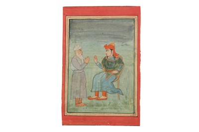 Lot 96 - A SEATED PORTRAIT OF A SIKH MAHARANI, POSSIBLY JIND KAUR (1817 - 1863)