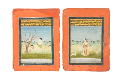 Lot 105 - FOUR ILLUSTRATIONS TO FOUR RAGAMALA SERIES