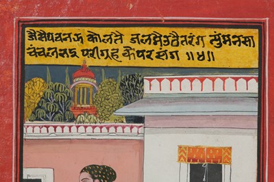 Lot 111 - AN ILLUSTRATION TO A BOOK OF INDIAN FABLES