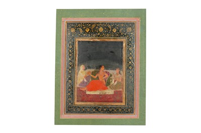 Lot 119 - A COURTLY LADY ATTENDING HER NIGHT BEAUTY RITUAL