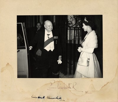 Lot 1312 - Elizabeth II, Queen & Sir Winston Churchill