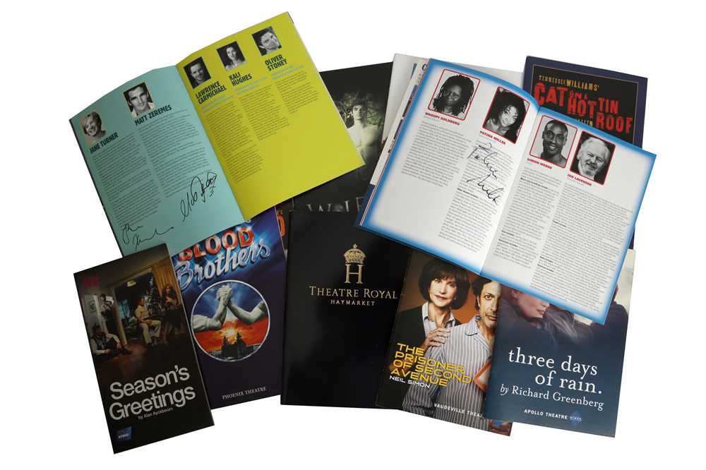Lot 1114 - Signed Theatre Programmes