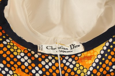 Lot 668 - Christian Dior Mosaic Print Summer Hat