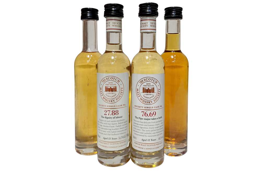 Lot 678 - 4 Miniatures Single Malt Whisky