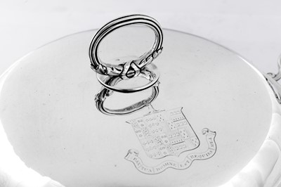 Lot 502 - A George III sterling silver breakfast or entrée dish, London 1813 by William Stroud (reg. 7th July 1788)