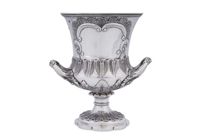 Lot 486 - Yachting interest – A William IV sterling silver trophy goblet, London 1834 by Richard Pearce & George Burrows