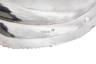 Lot 527 - Berkeley Portman service – A pair of George III sterling silver meat dishes, London 1818 by Paul Storr (1771-1844, first reg. 12th Jan 1793)
