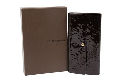 Lot 62 - Louis Vuitton Amarante Monogram Vernis Sarah Wallet