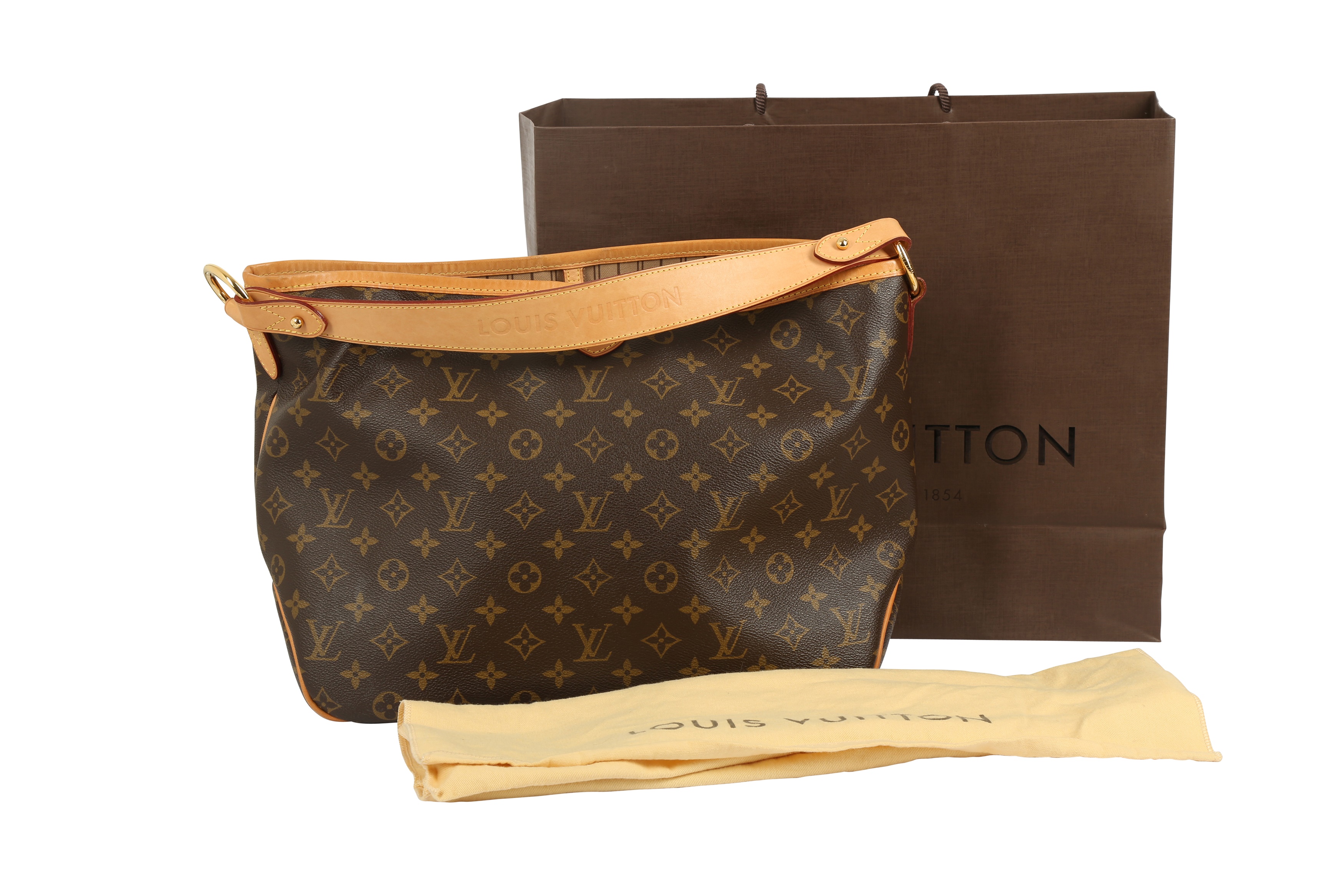 Sold at Auction: Louis Vuitton, LOUIS VUITTON 'DELIGHTFUL PM' CANVAS  SHOULDER BAG