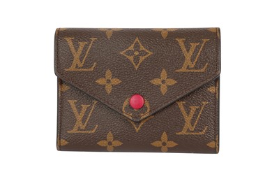 Lot 195 - Louis Vuitton Fuchsia Monogram Victorine Wallet