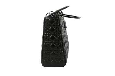 Lot 472 - Christian Dior Black Large Lady Dior Bag