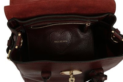 Lot 63 - Mulberry Oxblood Cara Delevingne 2Way Mini Backpack