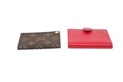 Lot 261 - Louis Vuitton Monogram And Red Epi Small Leather Goods